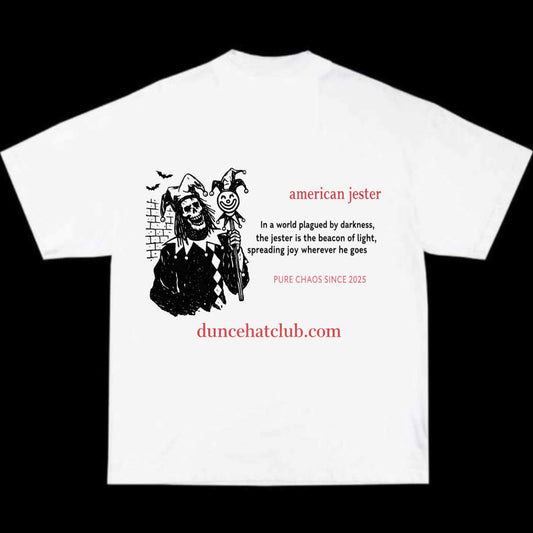 Rotten Jester White Tee - duncehatclub